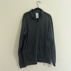 Adidas Charcoal Full-Zip Jacket